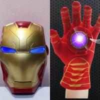 ราคา หน้ากากไอรอนแมน และถุงมือ มีไฟมีเสียง Ironman สินค้าพร้อมส่งจากไทย (15576781412)