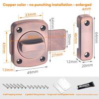 ราคา กลอนสับประตู กลอนล็อคแบบบิด ล็อคสลักแบบหมุน สำหรับประตู หน้าต่าง กลอนล็อคแบบบิด สำหรับประตู หน้าต่าง หมุนสลักกลอนประตู รักษาความปลอดภัยสลักประตูล็อคสไลด์ (20888452871)