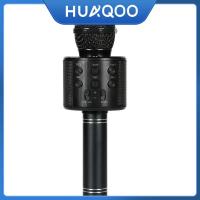 ราคา HUAQOO ไมค์บลูทูธ ws858 ไมค์โครโฟน ลำโพงไมค์บลูทูธไลฟ์แท้ บูลทูธไร้สาย Wirless karaoke microphone ไมค์ไร้สาย (22186764378)