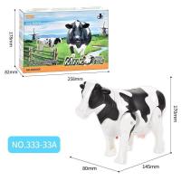 ราคา พร้อมส่ง ของเล่นโมเดลสัตว์ รูปสัตว์จำลอง รูปวัว รูปควาย Simulation Animal เดินได้ ขยับหัวและหางได้ มีเสียง มีไฟ (23011487321)