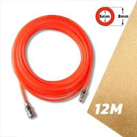 ราคา สายลม สายลมสปริง สายลมสีส้ม สายลมขด ยาว 8 10 12 15 เมตร สายปั๊มลม PU AIR HOSE 8x5mm แบบขดสปริง พร้อมหัวคอปเปอร์ สีส้ม (22364870203)