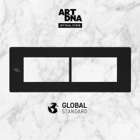 ราคา ART DNA รุ่น C3 สีดำ หน้ากาก 4 ช่อง Frame 4 Gang สีดำ ขนาด 6X2 design switch สวิตซ์ไฟโมเดิร์น สวิตซ์ไฟสวยๆ ปลั๊กไฟสวยๆ (1416084834)