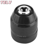 ราคา TELV สว่าน keyless Chuck 3 8 Thread 0 8MM 10mm LOCK Function Metal Drill Chuck สำหรับสว่านไฟฟ้ามือ (22568922331)