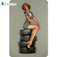 ราคา Chinatera โปสเตอร์โลหะสไตล์วินเทจสำหรับเด็กผู้หญิงแผ่นโลหะดีบุกโปสเตอร์รูปเหล็กสำหรับติดผนังบาร์ผับแผ่นโลหะตกแต่งผนังห้องครัว (21168697986)
