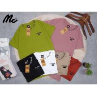 ราคา มาแรง เสื้อยืดแขนสั้นปัก MC JEANS สกรีนคอ มี6สี ทรงตรง (22306761659)
