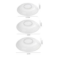 ราคา Upstyle ไมโครเวฟอาหารเตาอบฝาครอบโปร่งใสป้องกันการบุกรุก Reusable Airtight ฝาครอบอาหารทนความร้อนได้ฝาปิด (8153509680)
