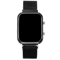 ราคา นาฬิกาผู้หญิง นาฬิกาแฟชั่นสวยๆ สไตล์เรียบหรู สายล็อกแบบแม่เหล็ก แสดงเวลาแบบดิจิตอล (22667104239)