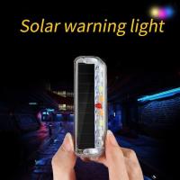 ราคา ไฟกระพริบเตือน LED รถยนต์ ไฟกระพริบโซล่าเซล ขนาดเล็กชาร์จพลังงานแสงอาทิตย์ไฟเตือนกันน้ำสีตำรวจไฟแฟลช ไฟกระพริบโซล่าเซล (22736875639)
