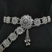 ราคา เข็มขัดทองไทยโบราณ 40 นิ้ว สำหรับผู้หญิง เข็มขัดชุดเจ้าสาว เข็มขัดโลหะ แบบหัวเข็มขัด (22444088262)