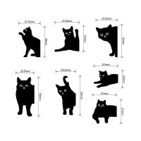 ราคา คลิปหนีบที่คั่นหนังสือแม่เหล็กแมวน่ารัก12ชิ้น เซ็ตคลิปหน้าหนังสือแม่เหล็กที่คั่นหนังสือแมวอุปกรณ์การเรียน (22802958835)