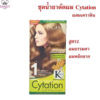 ราคา แท้100 น้ำยาดัดผม DCASH Cytation ดีแคช ไซเทชั่น กล่อง100ml 2 สูตร1 ผมธรรมดา หยิกยาก ลอนสวยเข้ารูป สปริงตัวอยู่ทรง ผสมเคราติน (5018568186)