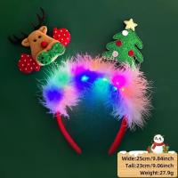 ราคา Truth COD ที่คาดผม เขากวาง LED หูกระต่ายเรืองแสงที่คาดผมดอกไม้ Deer Headband เครื่องประดับผมคริสต์มาส (22929931260)