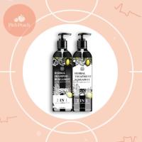 ราคา Herbal shampoo treatment bergamot แชมพู ครีมนวด ปริมาณ 300ml (13622663527)