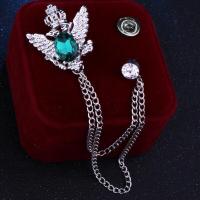 ราคา ชุดสูททักซิโด้มีโซ่พร้อม Lencana Pin หมุดเข็มกลัดของผู้ชายชุดสูททักซิโด้ 50สไตล์ให้เลือก1ชิ้น (17935583217)