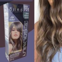 ราคา ดีแคช มาสเตอร์ 701 น้ำตาลคาราเมลอมเบส สีผม สีย้อมผม เปลี่ยนฮิตมาก 60ml Dcash Master 701 Hair Color Cream (21625699472)