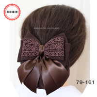 ราคา เน็ตติดผม ขนาดกลาง โบว์ติดผม เน็ตติดผมสีดำ สีน้ำตาล (22682359797)