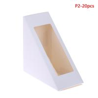 ราคา ZZ กล่องบรรจุภัณฑ์แซนวิช20ชิ้นกล่องกระดาษห่อขนมอบขนมปังปิ้งกล่องกระดาษห่อแซนวิช (23087451113)