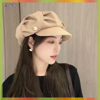 ราคา RUASA หมวกเบเร่ต์ทรงแปดเหลี่ยมหมวกขนสัตว์หมวกบเร่ต์กลางแจ้งสำหรับสตรีท (22274785766)