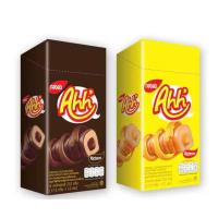 ราคา Nabati Ahh อ๊ะห์ ขนมข้าวโพดอบกรอบเคลือบและสอดไส้ รสชีส รสช็อกโกแลต กล่องละ 12 ชิ้น (21826096718)