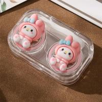ราคา CHUYUCHUYI Sanrio Cartoon กรณีคอนแทคเลนส์ใสแบบพกพากรณีแว่นตาน่ารัก (22865178519)