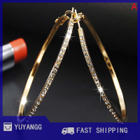 ราคา YUYANGg Cute Hot sale ต่างหูเพชรวงกลมสำหรับเครื่องประดับผู้หญิง2021 LADIES ต่างหู (22423196701)