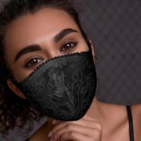 ราคา Axieqi หน้ากากลูกไม้แฟชั่นสำหรับผู้ใหญ่ผ้าปิดปากแบบใช้ซ้ำได้ซักได้ระบายอากาศได้ดีกันลมปรับได้ใช้ซ้ำได้ (11781000604)