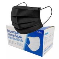 ราคา Disposable 3 Layer Mask 50 pcs Black (17974400157)