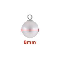 ราคา 5ชิ้นสแตนเลสจับคู่จี้ไข่มุกเทียมทองไข่มุกพลาสติกเสน่ห์สำหรับ DIY สร้อยคอต่างหูทำเครื่องประดับ (22413518932)