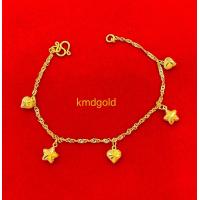 ราคา KMDGold สร้อยข้อมือทอง1สลึง สินค้าทองแท้พร้อมใบรับประกัน (21736943925)