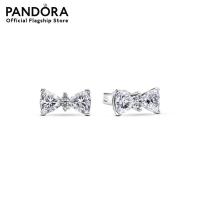 ราคา Pandora Silver Bow sterling silver stud earrings (22905884811)