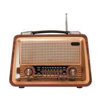 ราคา DBM HOME Portable Wooden Retro Radio Wireless Bluetooth Speakers HIFI Stereo AM FM Radio Player USB TF AUX MP3 (21397440155)