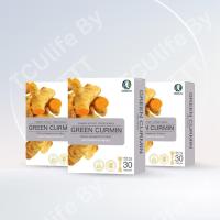 ราคา GreenCurmin กรีน เคอมิน ผลิตภัณฑ์เสริมอาหาร สารสกัดจาก ขมิ้นชัน กรดไหลย้อน TCULife By TTT (22957563531)