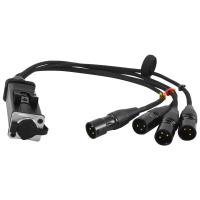 ราคา RJ45 CAT5 Shielded Cable to 4 Channel 3 Pin XLR Male Connectors Multi Network Receiver Cable for Stage Studio (22368866510)