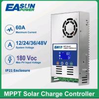 ราคา EASUN MPPT Solar Charger Controller 60A ส่งจากไทย 12V 24V 36V 48V Auto (15699886908)