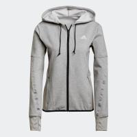 ราคา adidas Training Designed 2 Move Cotton Touch Hoodie Women Grey H10177 (22439961919)