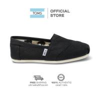 ราคา TOMS รองเท้าลำลองผู้หญิง แบบสลิปออน Slip on รุ่น Classic Black Canvas รองเท้าลิขสิทธิ์แท้ (15905210985)