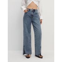 ราคา Pomelo กางเกงยีนส์ทรงตรงเอวต่ำ Low Waist Straight Jeans (22847029074)