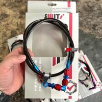 ราคา สายเบรคSWITแท้ หัวล่างงอ 90 ใส่เวฟ 100 110i 125r s บังลม 100s 125i ปลาวาฬ LED มีประกันรั่วซึม (20199772669)