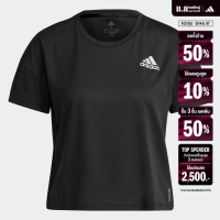 ราคา adidas Running Fast Tee Women Black GN4406 (22434786306)