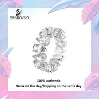 ราคา Swarovski 5572825 แหวนเงินสเตอร์ลิง S925 Matrix Vittore Drop Cut ประดับพลอยคริสตัลสีขาว แจกกล่องของขวัญบรรจุภัณฑ์ของแท้ (20874143284)