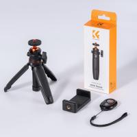 ราคา K F Concept Cell Phone Tripod MS02 13 4 34cm bluetooth selfie stick Desktop Stand Orange Gray Black Orange (21544796071)