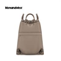 ราคา Montana West รุ่น Backpack กระเป๋าเป้ กระเป๋าสะพายหลัง หนังนิ่ม สำหรับผู้หญิง ขนาดกลาง หนัง PU (23100230184)
