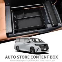 ราคา 1 Piece Car Central Console Armrest Storage Box Interior Organizer Glove Tray Car Accessories Black ABS for Alphard 40 Series 2023 (23002666114)