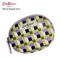 ราคา Cath Kidston กระเป๋าสำหรับผู้หญิง Oval Coin ลาย Cath Check สี Green (22694058044)