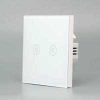 ราคา Exclusive Offer Tuya Smart Wifi No Neutral Wall Switch 5 200w Bulb Lamp Eu Type 100 250v Touch Glass Panel Work With Alexa Google Home (21332444832)