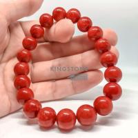 ราคา Red Coral กำไลหิน ปะการังสีแดง อายุยืน นำพาเงินทอง ยศและอำนาจ ขนาด 681012 มิล สร้อยข้อมือหินแท้ สโตนคิง stoneking (21139754107)