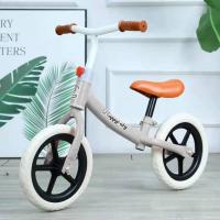 ราคา BEIGE จักรยานขาไถ จักรยานขาไถ 1 7 ปี Balance Bike ขาไถเด็ก ฝึกจักรยาน สมดุลรถจักรยาน ความสูง ปรับได้ (22973707382)
