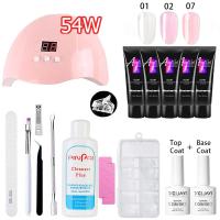 ราคา Nail Garden ชุดต่อเล็บ 13 ชิ้น สีเล็บโพลี่เจล ชุดทำเล็บเจล2023 พร้อม 54w เครื่องอบเล็บ เจลต่อเล็บเจล เบสทอปเล็บเจล ท็อปเจล ชุดทำเล็บเอง (20971909358)