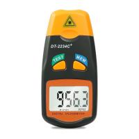 ราคา มิเตอร์วัดรอบต่อนาทีเครื่องวัดความเร็วด้วยเลเซอร์แบบดิจิตอลแบบไม่สัมผัสความเร็วในการทดสอบเครื่องวัดความเร็วหน้าจอ LCD ถึง99999รอบต่อนาทีสำหรับเครื่องกลึงมอเตอร์และเครื่องจักร (21397736115)