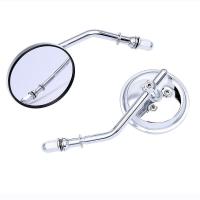 ราคา กระจกมองข้างมองหลังรถจักรยานยนต์รอบสีดำ2ชิ้นสำหรับรถจักรยานยนต์ฮาร์เลย์สปอร์ตสเตอร์ชอปเปอร์ Spion Motor (19854059096)